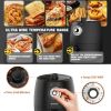 2 Quart Compact Air Fryer, 1200W New Small Air Fryer for Small Kitchens and Healthy Cooking
