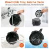 2 Quart Compact Air Fryer, 1200W New Small Air Fryer for Small Kitchens and Healthy Cooking