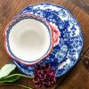 Heritage Floral 12-Piece Stoneware Dinnerware Set