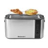 New Stainless Steel 4 Slice Long Slot Toaster
