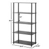 No Tools 5-Shelf Storage Bookcase